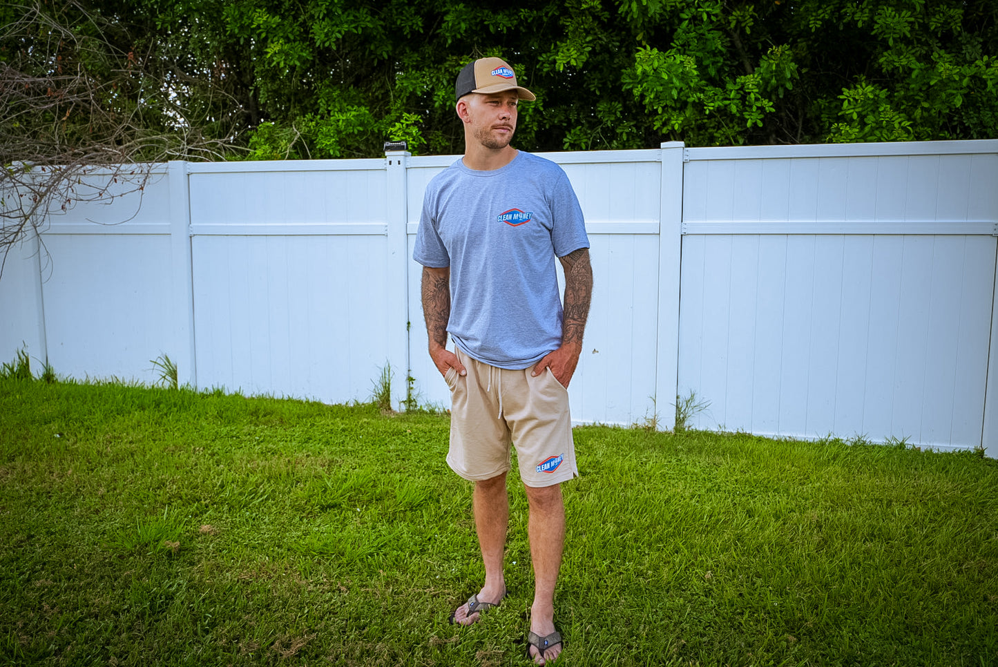 The Clean Money Lounge Shorts - Khaki