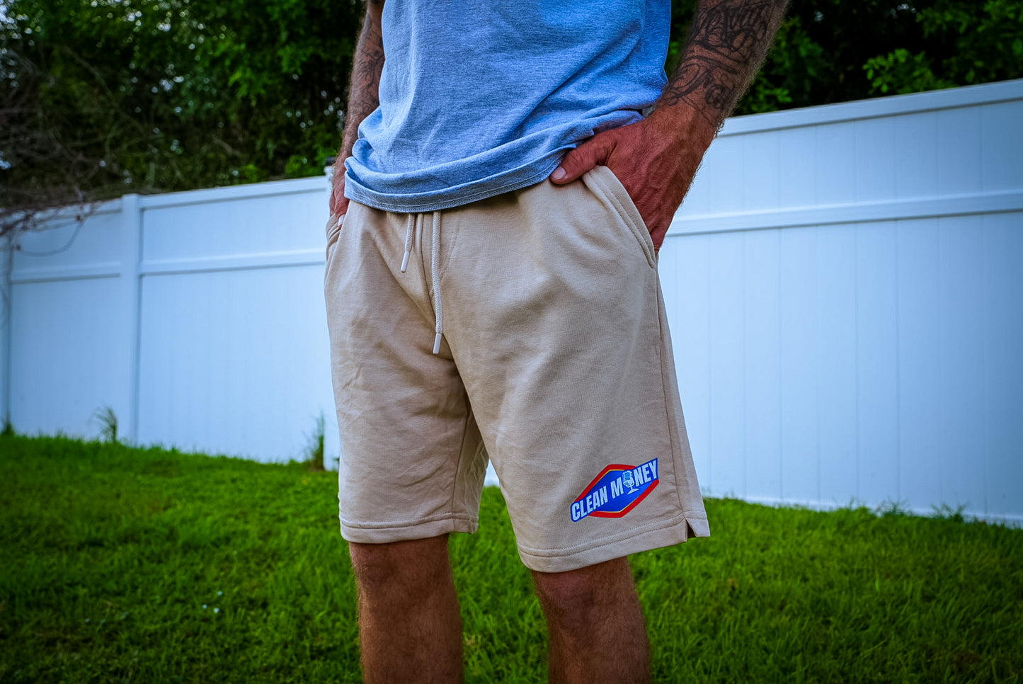 The Clean Money Lounge Shorts - Khaki
