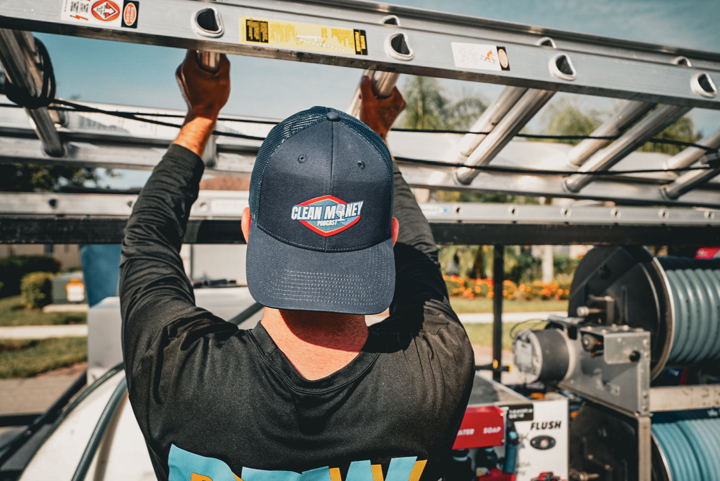 The Mic Drop Meshback - Navy