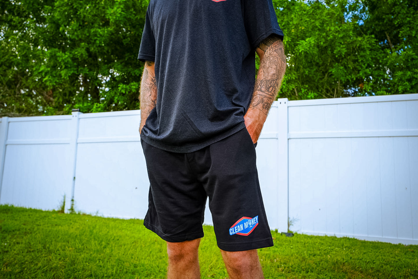 The Clean Money Lounge Shorts - Black