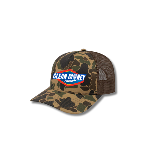 The Mic Drop Meshback - Brown Duck Camo